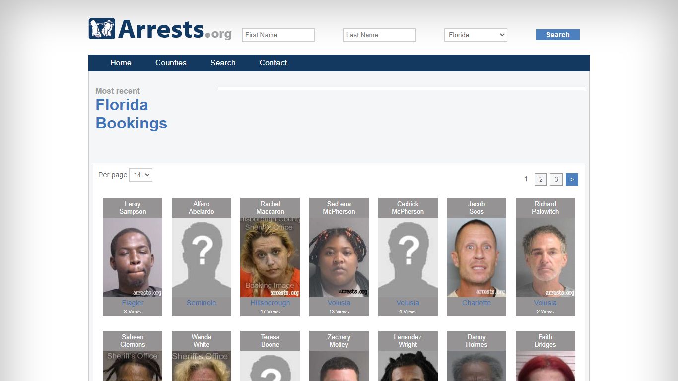 Florida Arrests and Inmate Search